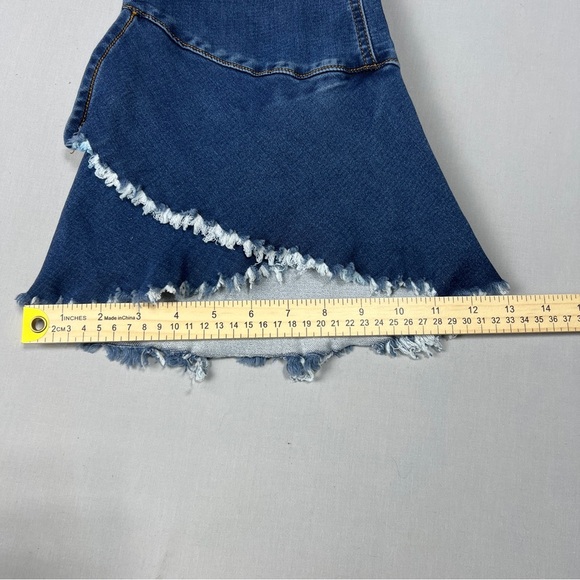 Sweet Look Jeans Wide Leg Women Juniors Mid Rise Blue Size 9 - Picture 10 of 11